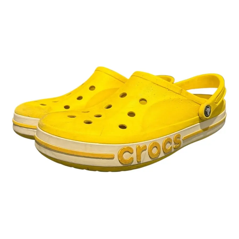 Crocs Bayaband Clog Men’s Size 13 Yellow 25SUCL205089_Z2V3 Comfort Clogs - Picture 1 of 9
